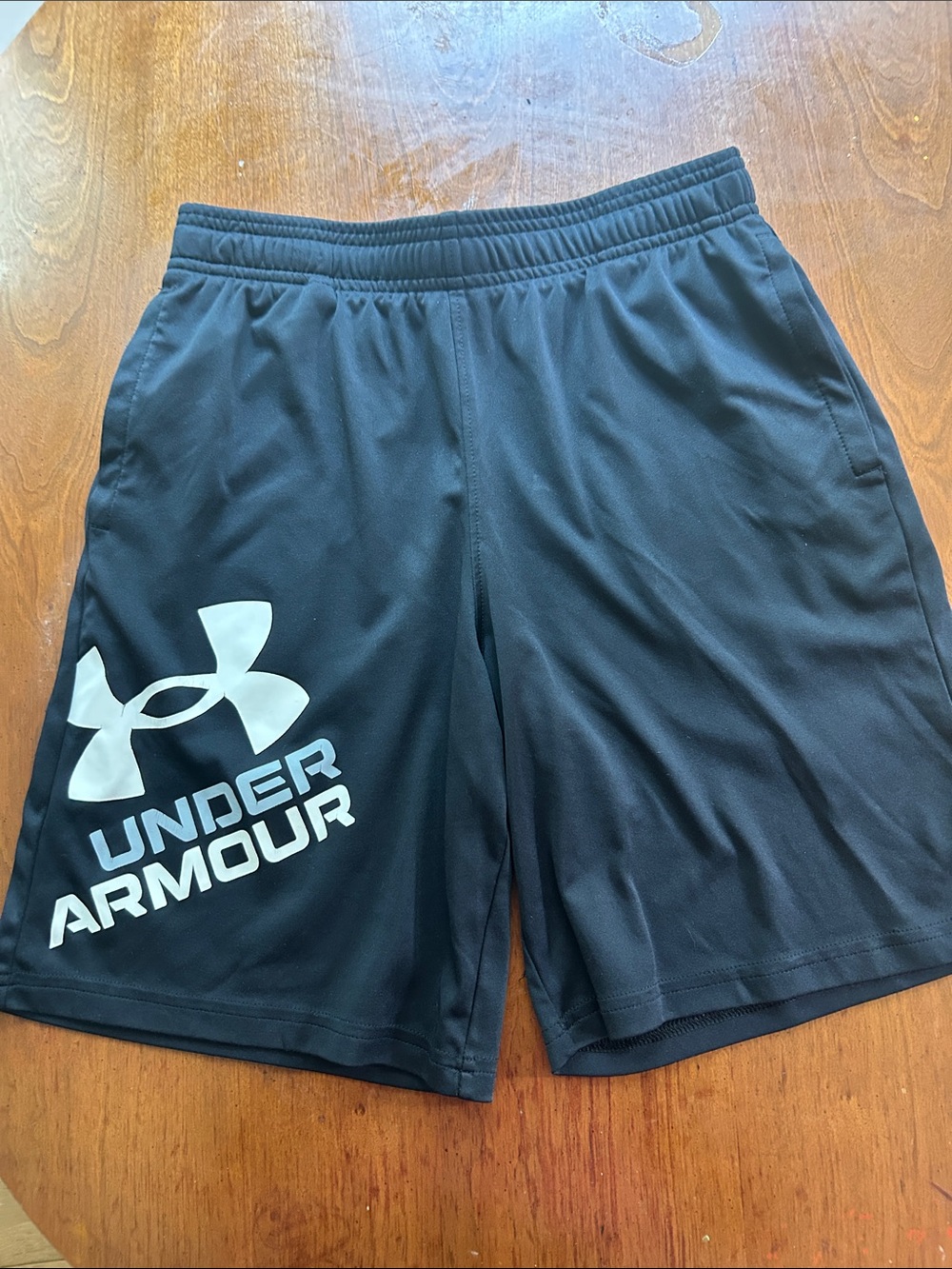Under Armour Black Men's Athletic Logo Shorts